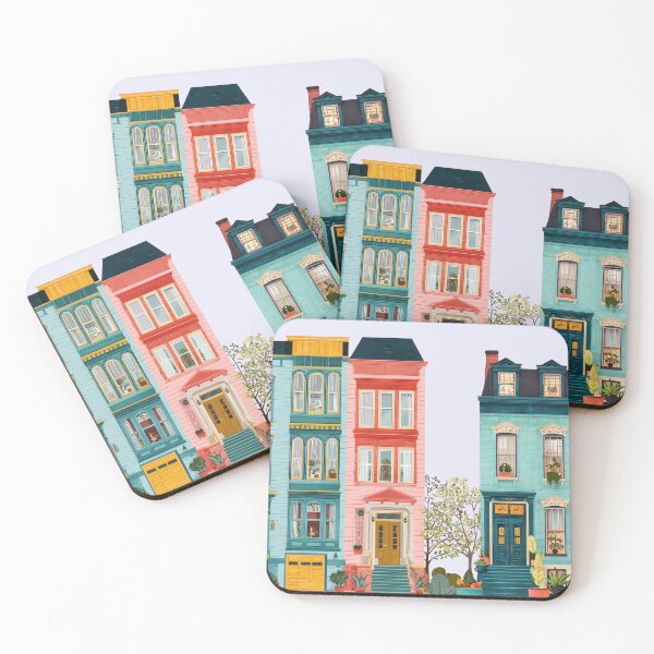 Item preview, Cute townhouses designed and sold by Coastal Garden Design Studio.
