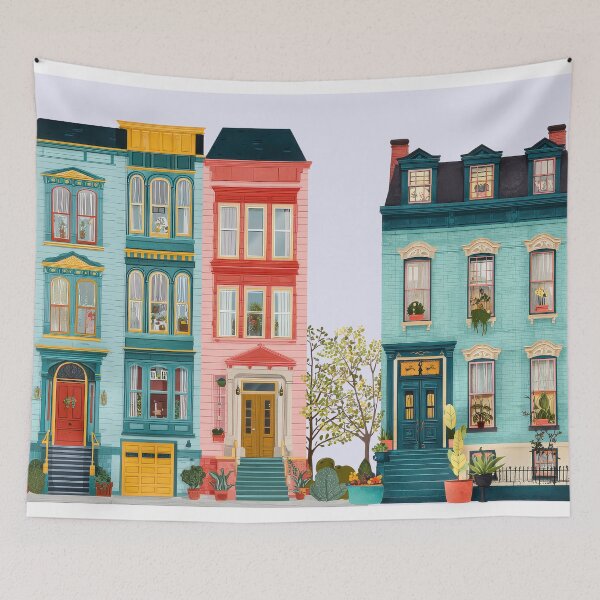 Item preview, Cute townhouses designed and sold by Coastal Garden Design Studio.