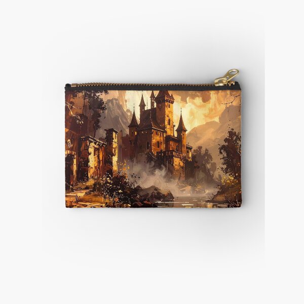 Item preview, Castle, sunset, urbex, digital art, oil painting, sinister #2 designed and sold by Armajay.