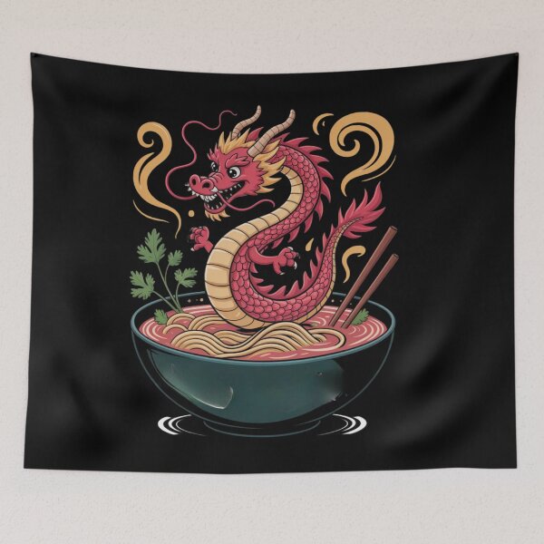 Item preview, Cute Vietnamese Food - Dragon designed and sold by DamioPolArt.