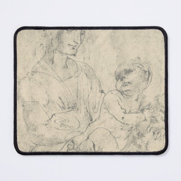 Item preview, Madonna and Child with a Cat (Leonardo Da vInci) designed and sold by wfdr.
