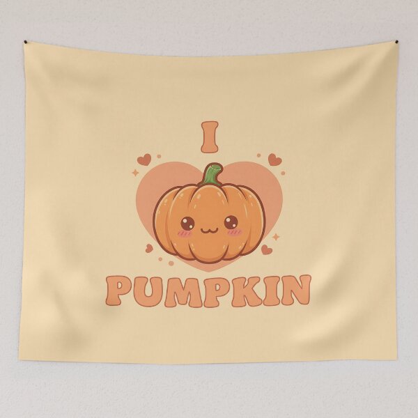 Item preview, Kawaii I Love Pumpkin designed and sold by Itsheartshop.