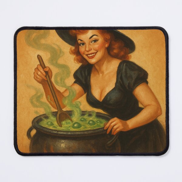 Item preview, Spells So Good – Retro Witch Kitchen Design designed and sold by Wizard Cat Creations .
