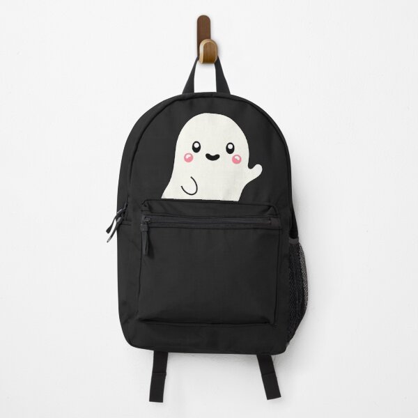 Item preview, CUTE and Adorable GHOST waving happy Kawaii Halloween designed and sold by DibujandoPorfa.