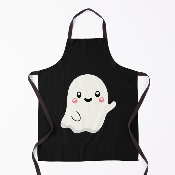 Item preview, CUTE and Adorable GHOST waving happy Kawaii Halloween designed and sold by DibujandoPorfa.
