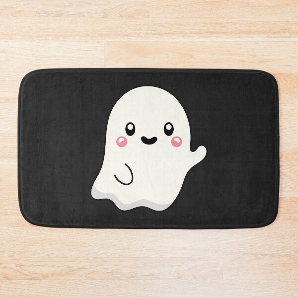 Item preview, CUTE and Adorable GHOST waving happy Kawaii Halloween designed and sold by DibujandoPorfa.
