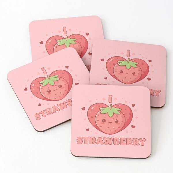 Item preview, Kawaii I Love Strawberry designed and sold by Itsheartshop.
