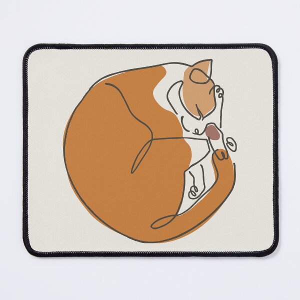 Item preview, Minimal Line Cat Sleep designed and sold by Huebucket.