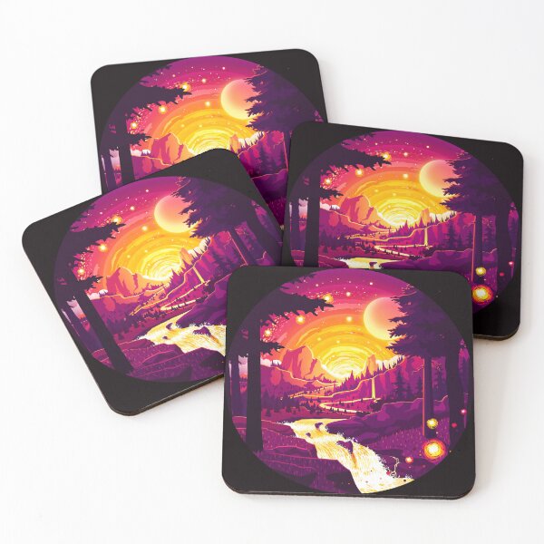 Item preview, Cosmic Waterfall Valley designed and sold by Andrey Prokopenko.