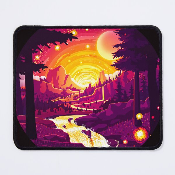 Item preview, Cosmic Waterfall Valley designed and sold by Andrey Prokopenko.