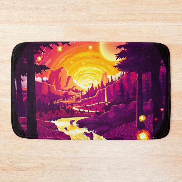 Item preview, Cosmic Waterfall Valley designed and sold by Andrey Prokopenko.
