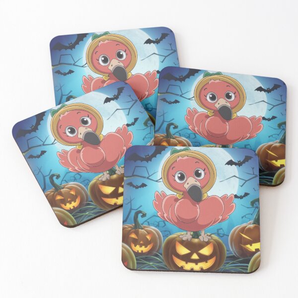 Item preview, Flamingo in Halloween Costume Artwork designed and sold by NeatThingLover.