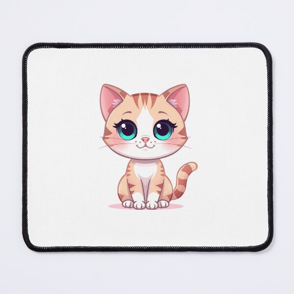Item preview, Cute Cartoon Cat – Kawaii Colorful Illustration designed and sold by KawaiiAI-Art.