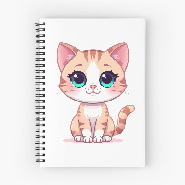 Item preview, Cute Cartoon Cat – Kawaii Colorful Illustration designed and sold by KawaiiAI-Art.