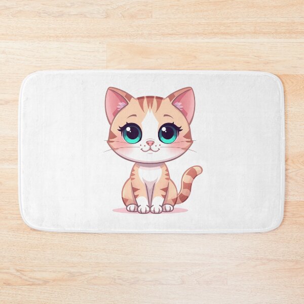 Item preview, Cute Cartoon Cat – Kawaii Colorful Illustration designed and sold by KawaiiAI-Art.