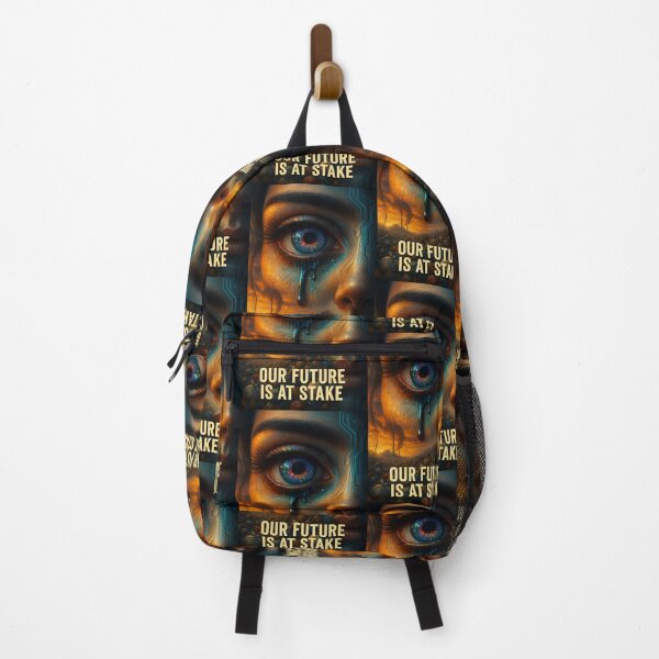 Item preview, Our Future is at Stake - Digital Surreal Eye designed and sold by Personiq Kaleido.