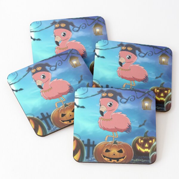 Item preview, Halloween Flamingo Trick or Treat Design designed and sold by NeatThingLover.