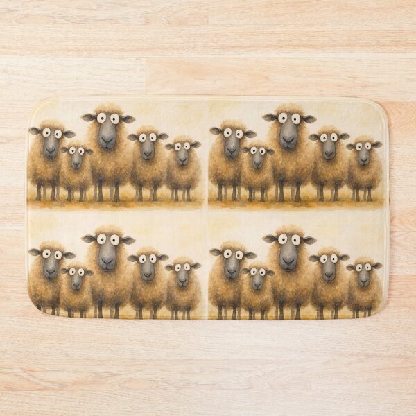 Item preview, Gorgeous Sheep ' JuST SHeeP ' BY SHiRLeY MacARTHuR designed and sold by Shirley MacArthur Art.