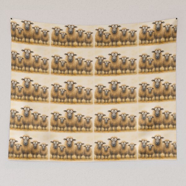 Item preview, Gorgeous Sheep ' JuST SHeeP ' BY SHiRLeY MacARTHuR designed and sold by Shirley MacArthur Art.