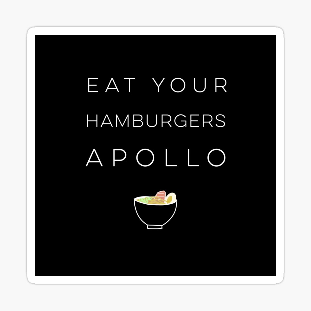 Eat Your Hamburgers Apollo -- Ace Attorney Tapestry for Sale by  brightbriar | Redbubble