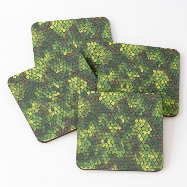 Item preview, Edgy Natural Snake Scales For Wild Print Fan designed and sold by RoyalStarsPatts.