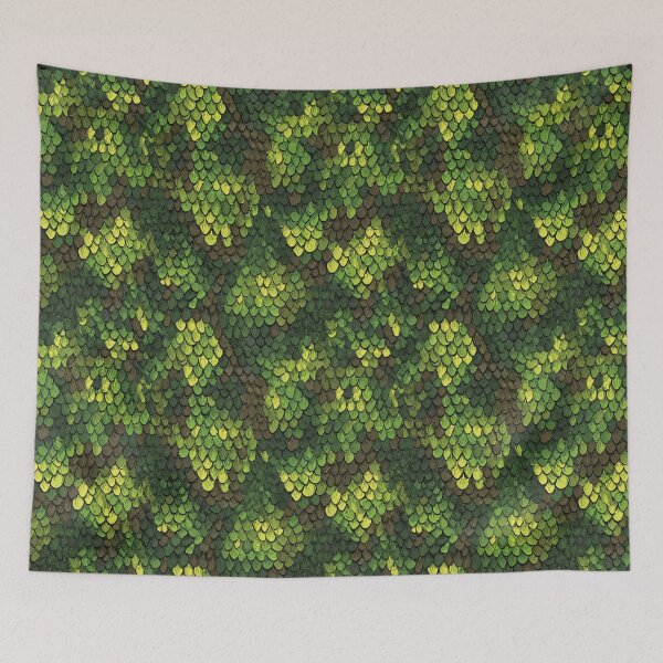 Item preview, Edgy Natural Snake Scales For Wild Print Fan designed and sold by RoyalStarsPatts.
