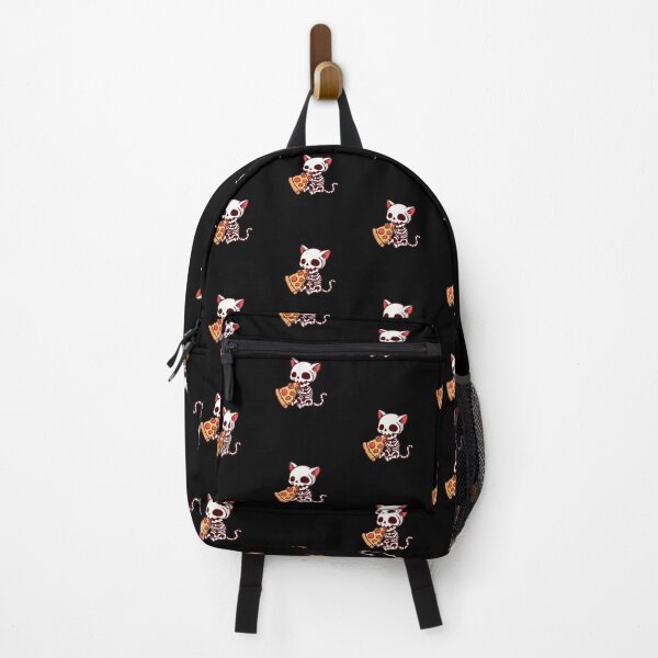 Item preview, Funny Chibi Skeleton Cat Eating Pizza | Cute Kawaii Red Pizza Lover Design designed and sold by ColorSplash123.