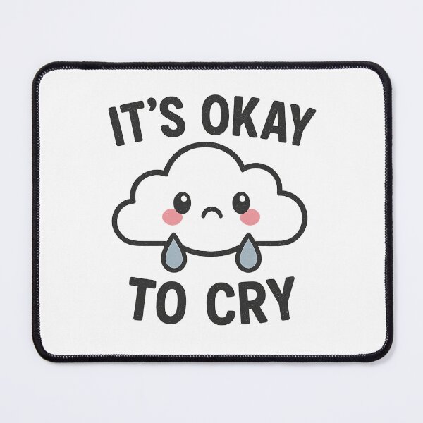 Item preview, It’s Okay to Cry - Mental Health Awareness Quote for Emotional Support & Self Care designed and sold by Dragonfly-10.