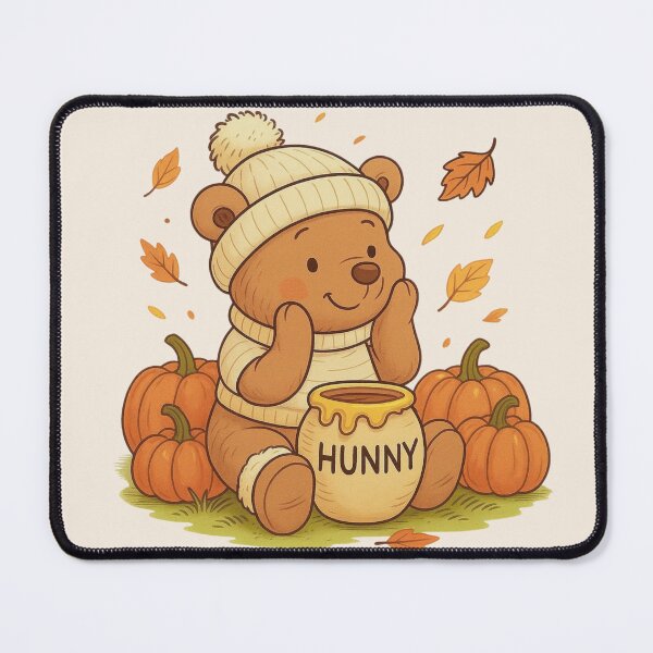 Item preview, Cozy Bear With Hunny Design - Seasonal Fall Design designed and sold by ItsSimplyHer.