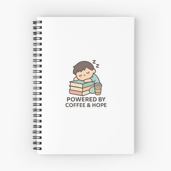 Item preview, Kawaii Sleepy Med Student Sticker Coffee designed and sold by Stetho & Coffee.
