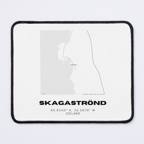 Item preview, Skagaströnd Iceland Minimalist Map Artwork designed and sold by RM-Journey.