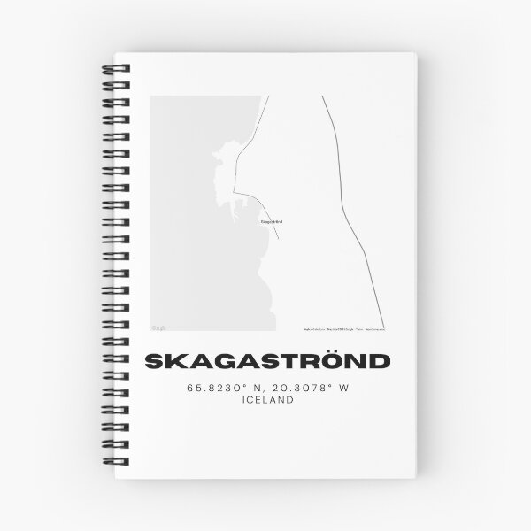 Item preview, Skagaströnd Iceland Minimalist Map Artwork designed and sold by RM-Journey.