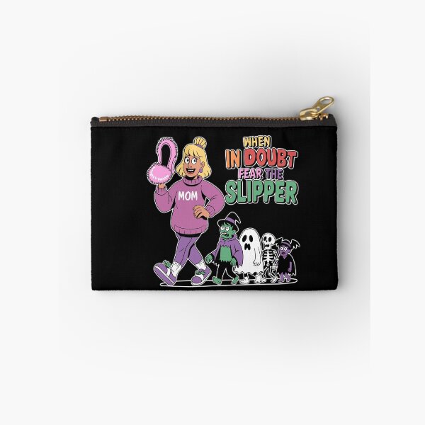 Item preview, Funny Mom Halloween Shirt – When in Doubt Fear the Slipper Cartoon designed and sold by Turiva.