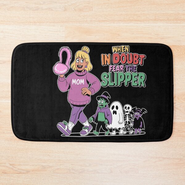 Item preview, Funny Mom Halloween Shirt – When in Doubt Fear the Slipper Cartoon designed and sold by Turiva.