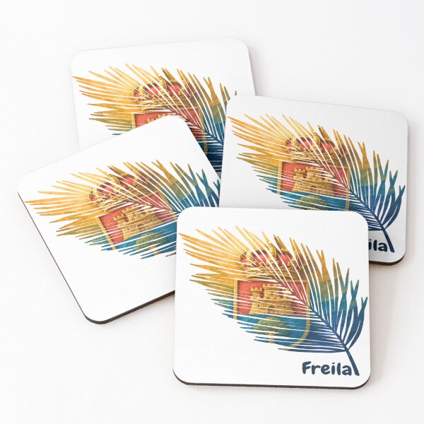 Item preview, Abstract Flag of Freila – Feather Shape Design designed and sold by ArteJorge48.