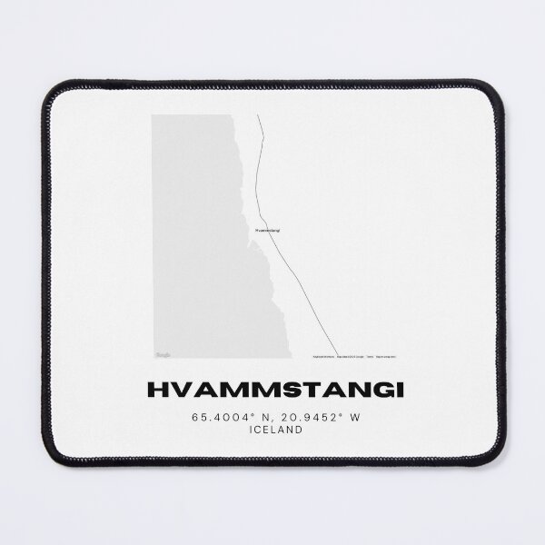 Item preview, Hvammstangi Iceland Minimalist Map Poster designed and sold by RM-Journey.