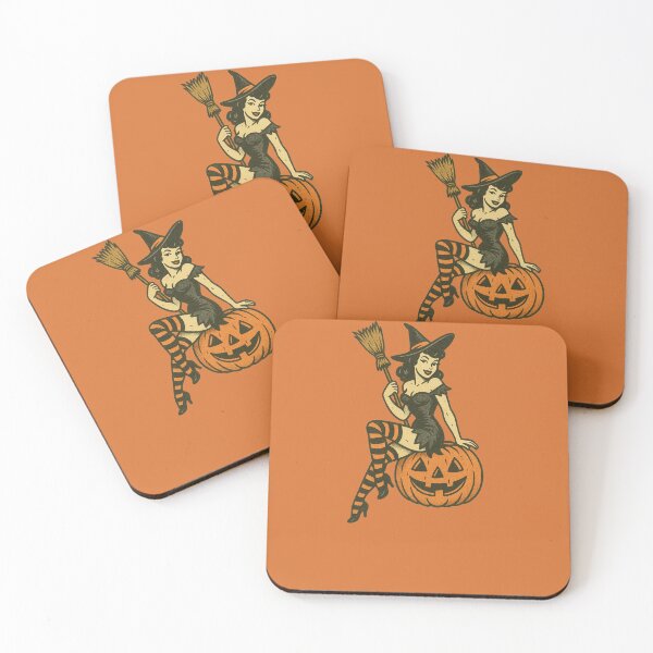 Item preview, Halloween Witch Pinup designed and sold by FrictionMaxxing.