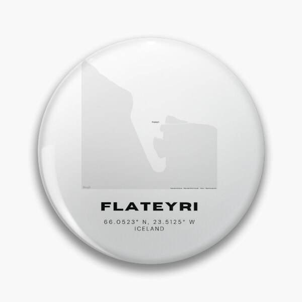 Item preview, Flateyri Iceland Minimalist Map Print designed and sold by RM-Journey.