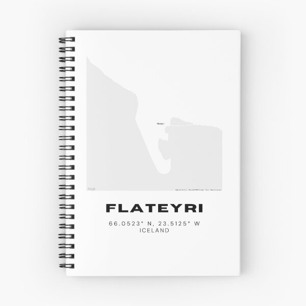 Item preview, Flateyri Iceland Minimalist Map Print designed and sold by RM-Journey.