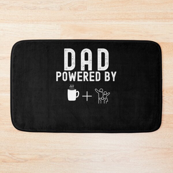 Item preview, Dad powered by family and coffee coffee lover father's day designed and sold by snowry.