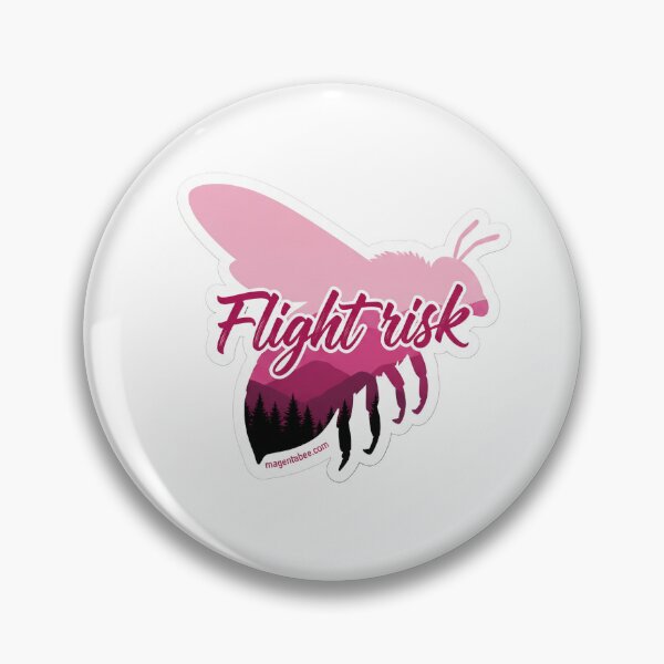 Item preview, Flight Risk Bee designed and sold by Magenta Bee Design.