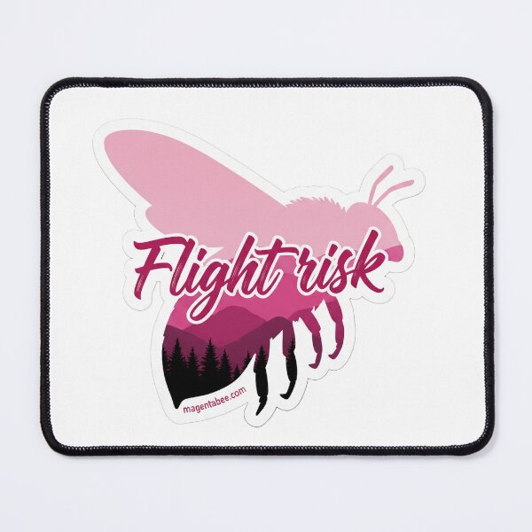 Item preview, Flight Risk Bee designed and sold by Magenta Bee Design.