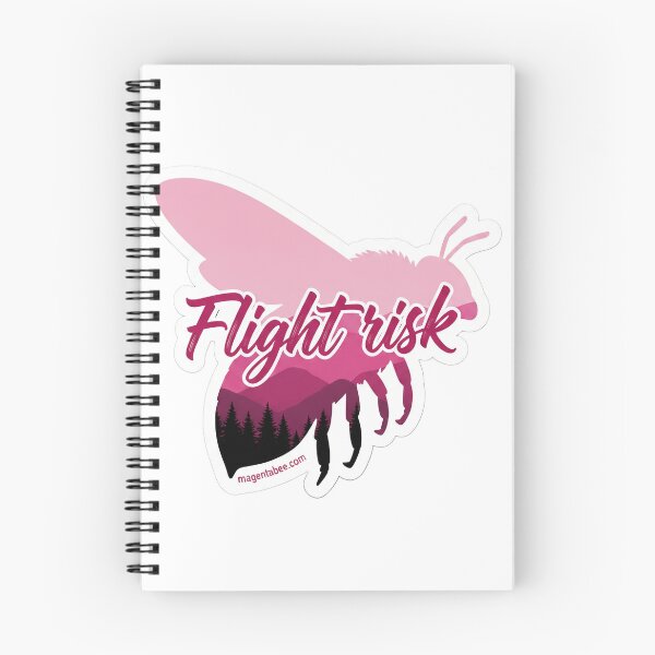 Item preview, Flight Risk Bee designed and sold by Magenta Bee Design.