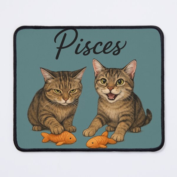 Item preview, Zodiac Cat – Pisces | Funny Realistic Astrology Art designed and sold by PureConcept.