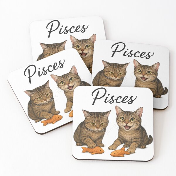 Item preview, Zodiac Cat – Pisces | Funny Realistic Astrology Art designed and sold by PureConcept.