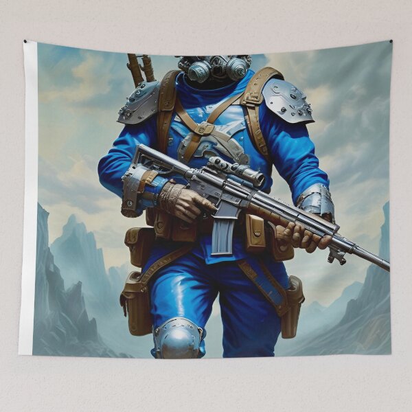 Item preview, Wanderer of the Wastes - Sci Fi Art concept designed and sold by Delerat7.