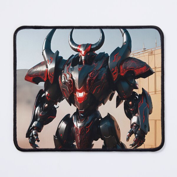 Item preview, Majestic futuristic beast with bull-like design. designed and sold by MissYouONLY.