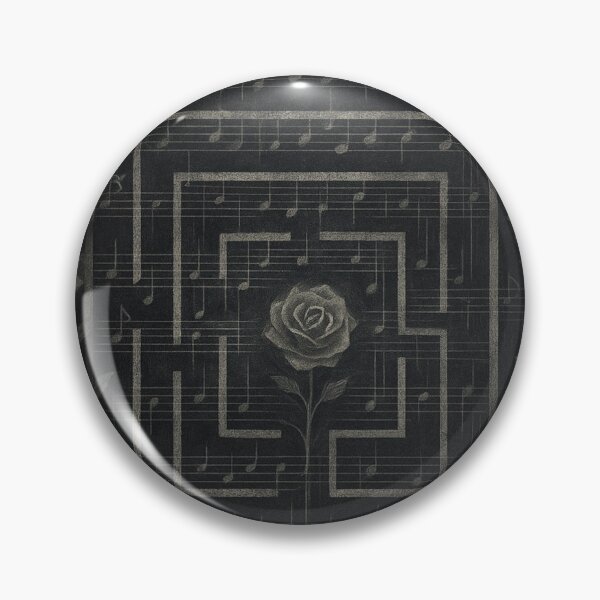 Item preview, Maze of Melody – Rose and Music Score Labyrinth designed and sold by Zenvo.
