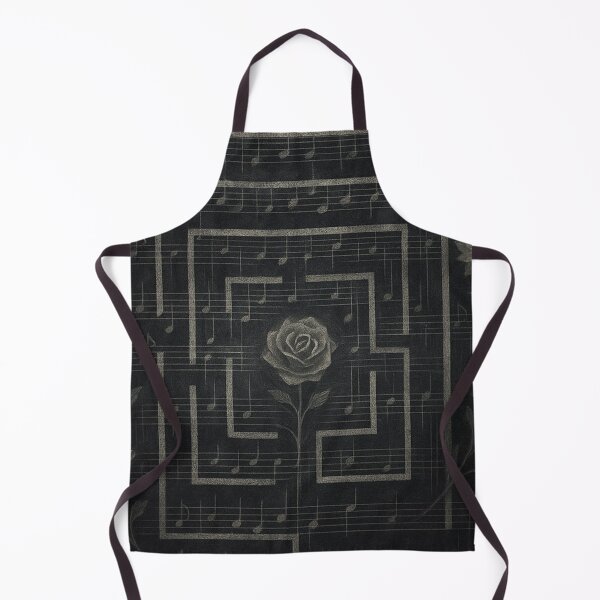 Item preview, Maze of Melody – Rose and Music Score Labyrinth designed and sold by Zenvo.