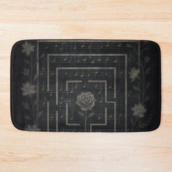 Item preview, Maze of Melody – Rose and Music Score Labyrinth designed and sold by Zenvo.